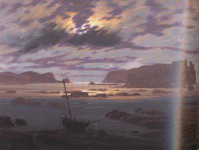 Caspar David Friedrich The Baltic sea in the Moonlight (mk10) china oil painting image